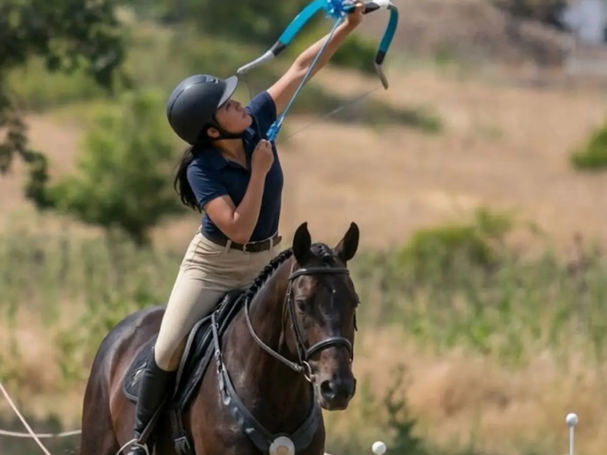 Horseback archery